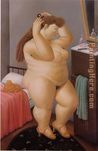 Venus 1989 painting - Fernando Botero Venus 1989 art painting